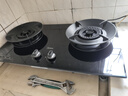 美的（Midea）【天然气】燃气灶 家用5.2kW猛火灶台嵌两用 70%热效率 可调节底盘 JZT-A8 实拍图