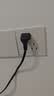 CABLE CREATION  DZ136两插2口电源延长线弯头新国标10A两芯插座拖线板插线板适用电视电动车监控公对母加长线3米 实拍图