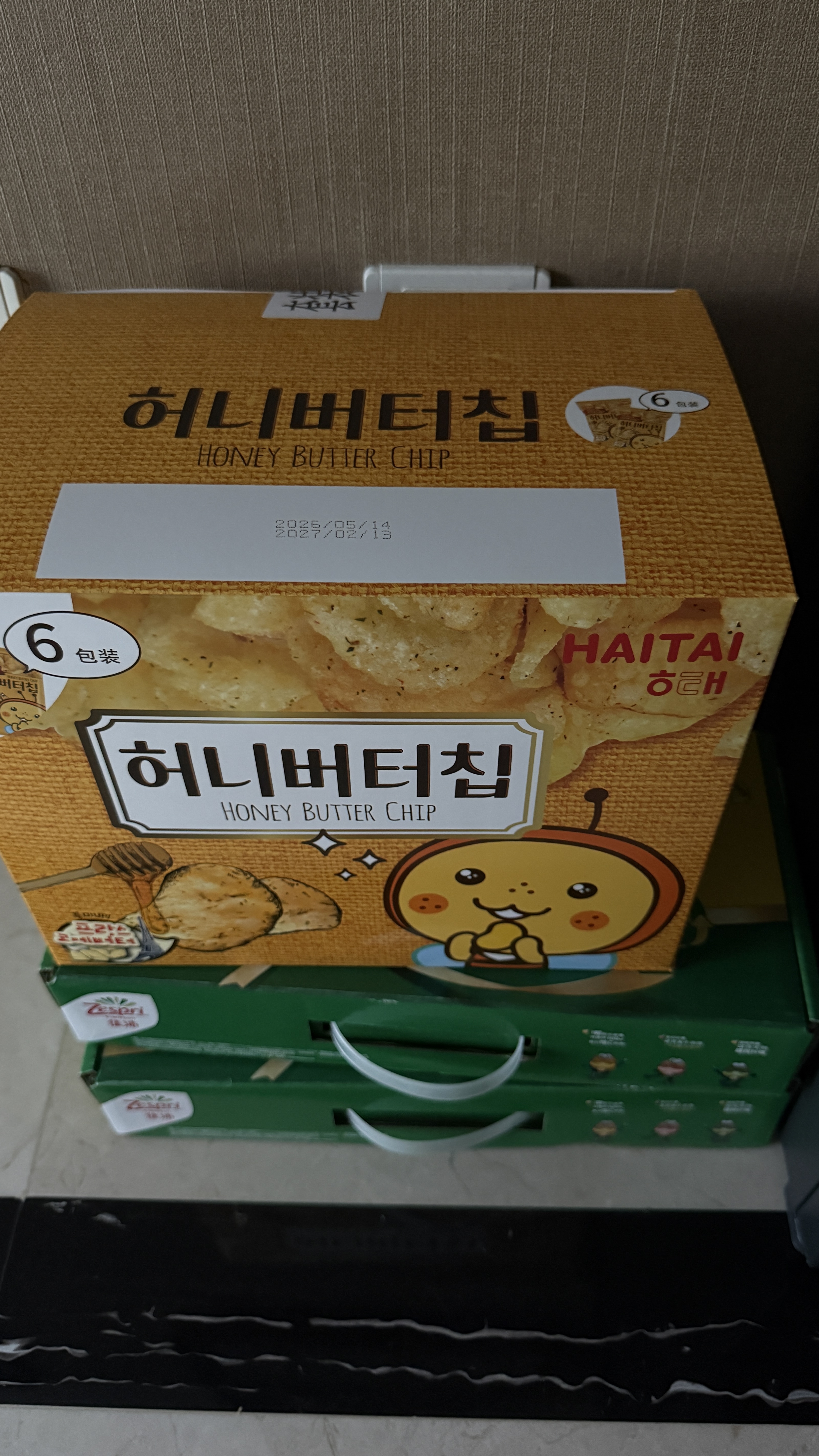 卡乐比（Calbee）蜂蜜黄油味薯片360g（60*6）中秋生日礼 韩国进口 休闲零食大礼包 实拍图