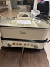 美的（Midea）[升级款]电火锅鸳鸯锅烤肉锅火锅0氟涂层超薄速沸电火锅多功能锅料理锅分体6.5L多用途锅DLS3322R2 实拍图