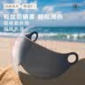 雅迪电动车头盔摩托车头盔3c认证新摩登光芒热浪白鲨自行车助力车四季男女通用轻便式E1防晒黑色 实拍图