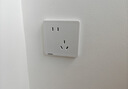 西门子（SIEMENS）插座面板 10A斜五孔插座 电源插座 致典雅白色5UB14183NC012P 实拍图