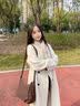 15MINS包包女款2026水桶包女通勤大容量单肩斜挎包休闲女士包包生日礼物 咖色【牛皮款】 实拍图