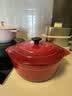 珐宝（staub）多功能珐琅铸铁锅家用煲汤焖烧炖炒锅奶锅汤锅炖锅烹饪锅具电磁炉 饭釜锅黑色【金色盖镝】 16cm 实拍图