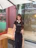 卡帕（Kappa）背靠背运动裤女士2026新款休闲条纹阔腿针织直筒裤子男K0F32AK05D 黑色-990 春夏款 M 实拍图