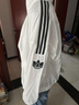 adidas复古风休闲梭织立领夹克外套男女秋季阿迪达斯官方三叶草   亮白   M 实拍图
