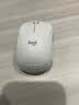 罗技（Logitech）M221 轻音鼠标 无线鼠标 办公鼠标 对称鼠标 带无线微型接收器 米白色 实拍图