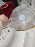 布卡星仓鼠星光跑轮金丝熊安静无噪音滚轮运动玩具用品透明色26cm 实拍图