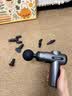 康佳（KONKA）筋膜枪按摩器颈膜枪全身颈肩部肌肉放松按摩棒生日礼物实用送爸爸妈妈七夕情人节礼物送男友女友 标准款：6档调节+6按摩头 实拍图