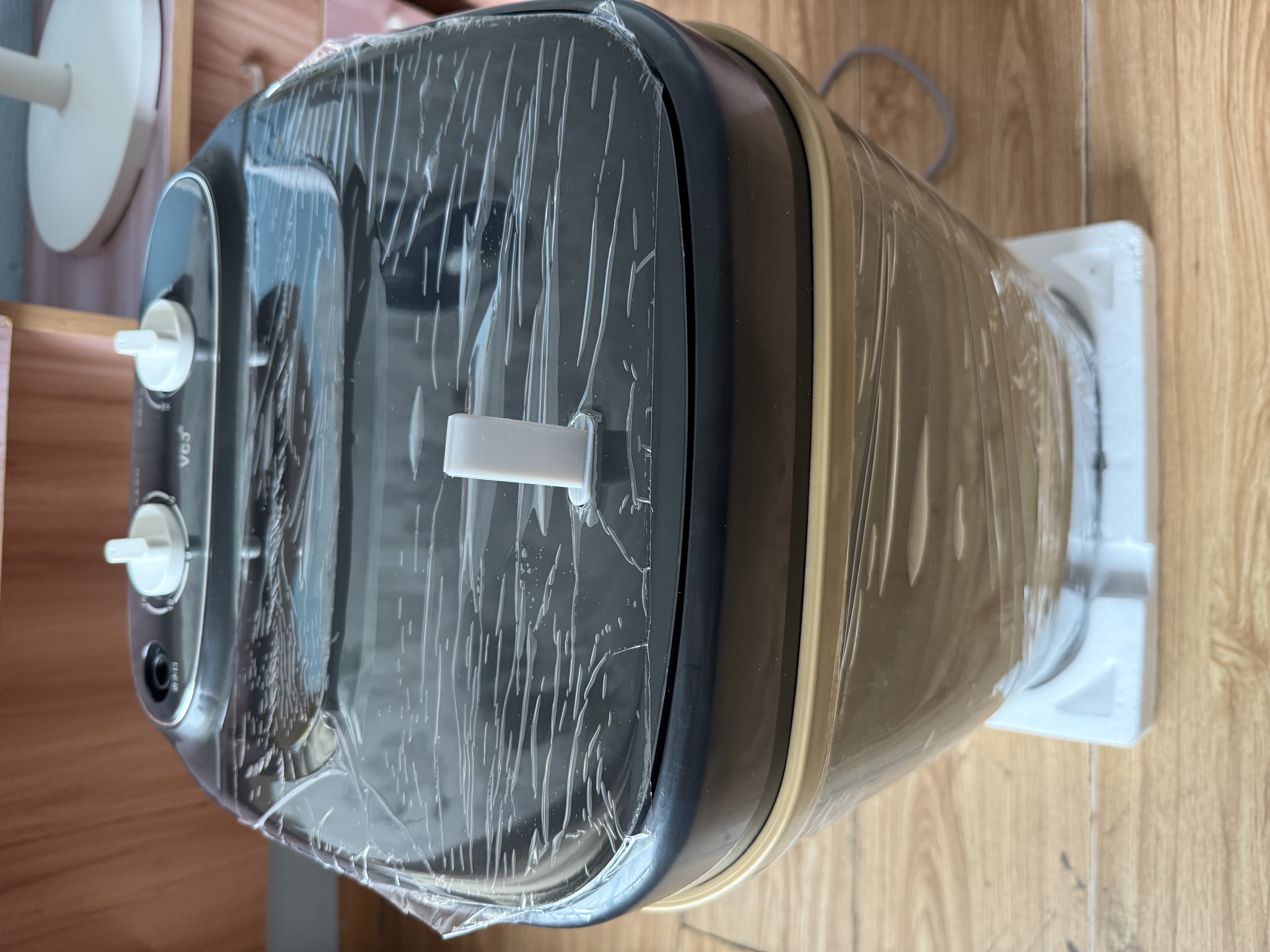 VCJ洗衣机半全自动迷你洗衣机小型洗脱一体小型家用母婴内衣裤洗袜子神器儿童单身人宿舍出租房 7.5KG旗舰款【强力洗涤*定时降噪快洗】黑 实拍图