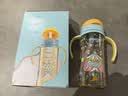 贝亲（Pigeon）防胀气 自然成长翻盖直饮吸管 大童奶瓶330ml 马戏团 18月+ AA279 实拍图