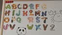 Pinwheel26个英语字母数字冰箱贴动物儿童早教认知益智玩具  字母磁力贴 实拍图