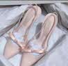 CHARLES&KEITH缎面蝴蝶结尖头高跟凉鞋女生日礼物送女友CK1-60361556 Light Pink浅粉色 38 实拍图