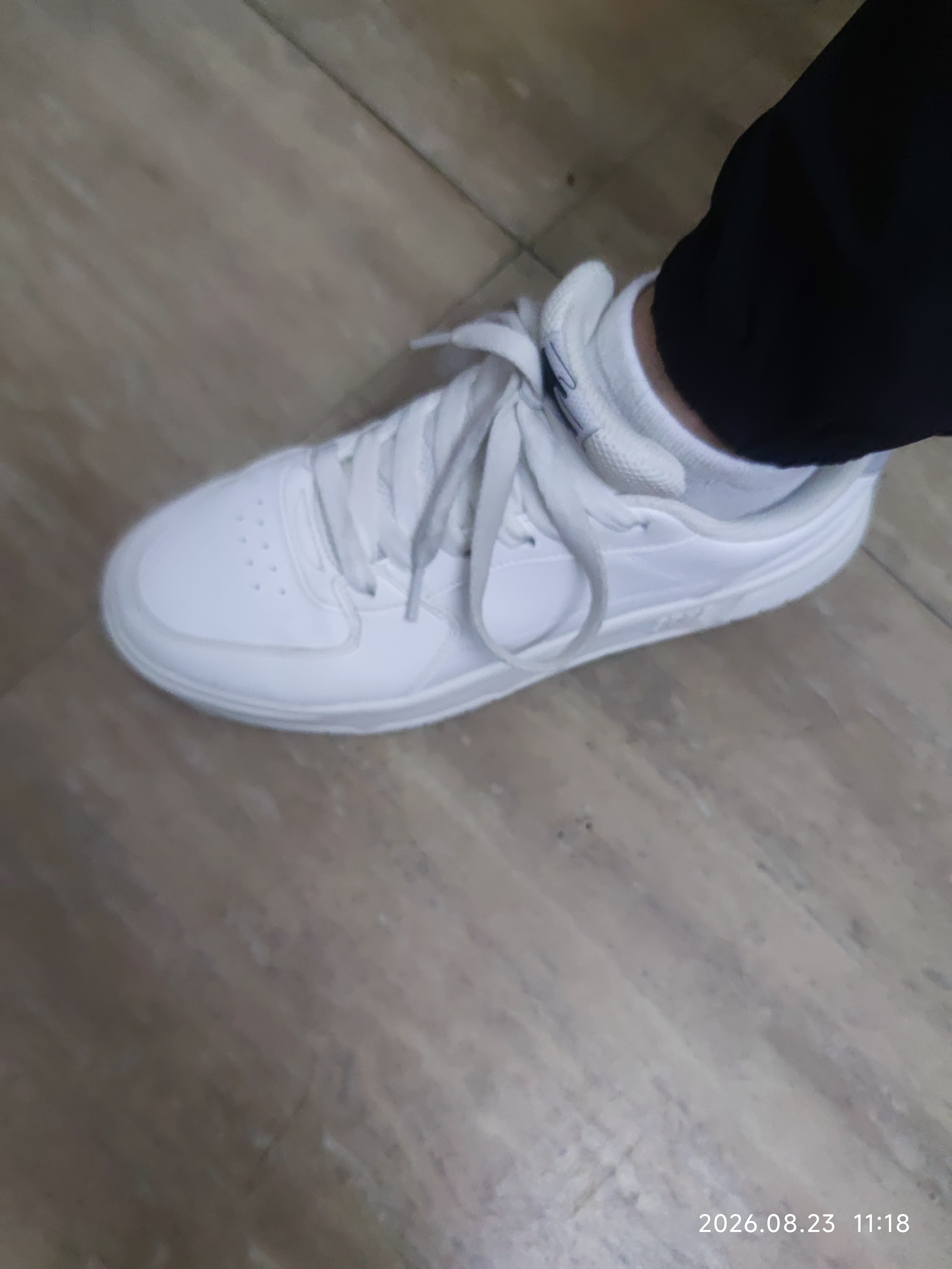 鸿星尔克天和|板鞋秋季新款男鞋小白鞋厚底增高休闲鞋滑板鞋百搭运动鞋子 微晶白 42 实拍图