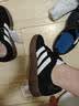adidas「T头鞋」BARREDA休闲板鞋德训鞋男女阿迪达斯官方轻运动   黑色/白色   38 实拍图