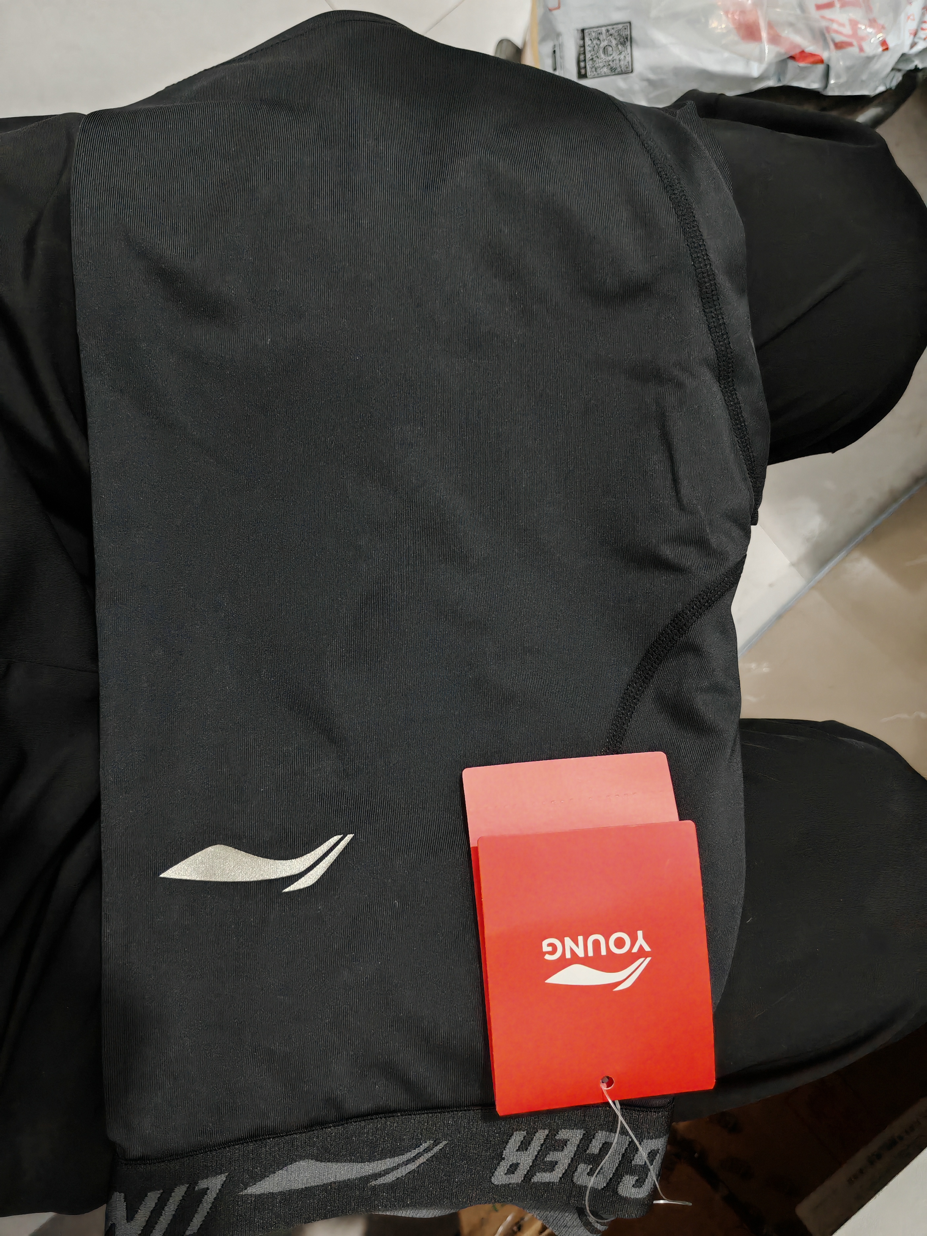 李宁（LI-NING）运动短裤紧身裤男跑步速干压缩裤健身内裤高弹透气五分裤篮球训练 实拍图