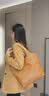CASSILE【明星同款】卡思乐托特包女植鞣牛皮大容量单肩包生日礼物 实拍图
