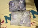 嫚熙（EMXEE）睡衣春夏季孕妇装衣服裤子哺乳待产产后月子服家居服套装弹力丝麻 绮幻花信-两件套（无哺乳口） L（适穿115-135斤） 实拍图