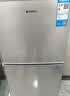 志高（CHIGO）双门冰箱118升两门宿舍租房小户型家用冷藏冷冻小冰箱节能BCD-118A158JD银色 以旧换新 实拍图