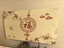 简娜（JIANNA）电视机防尘罩套弹力全包2026年款新中式盖布65英寸75挂式55寸曲面 玉兰福气 55-65英寸 实拍图