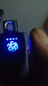 充电打火机防风电子点烟器钨丝usb智能感应点烟器打火机 黑色（两款混发） 实拍图