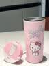艾可思HelloKitty联名凯蒂猫雅趣保温杯女生高颜值吸管直饮水杯女士礼物 送礼款粉闪闪系列雅趣保温杯-560ml【官方正品】 实拍图
