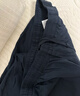 优衣库麻混纺舒适九分裤男装/休闲裤宽松版型26春夏新款482258 69 藏青色 L 实拍图