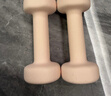 Keep哑铃女士健身家用彩色浸塑环保手铃亚铃全身塑形樱粉1kg*2 实拍图