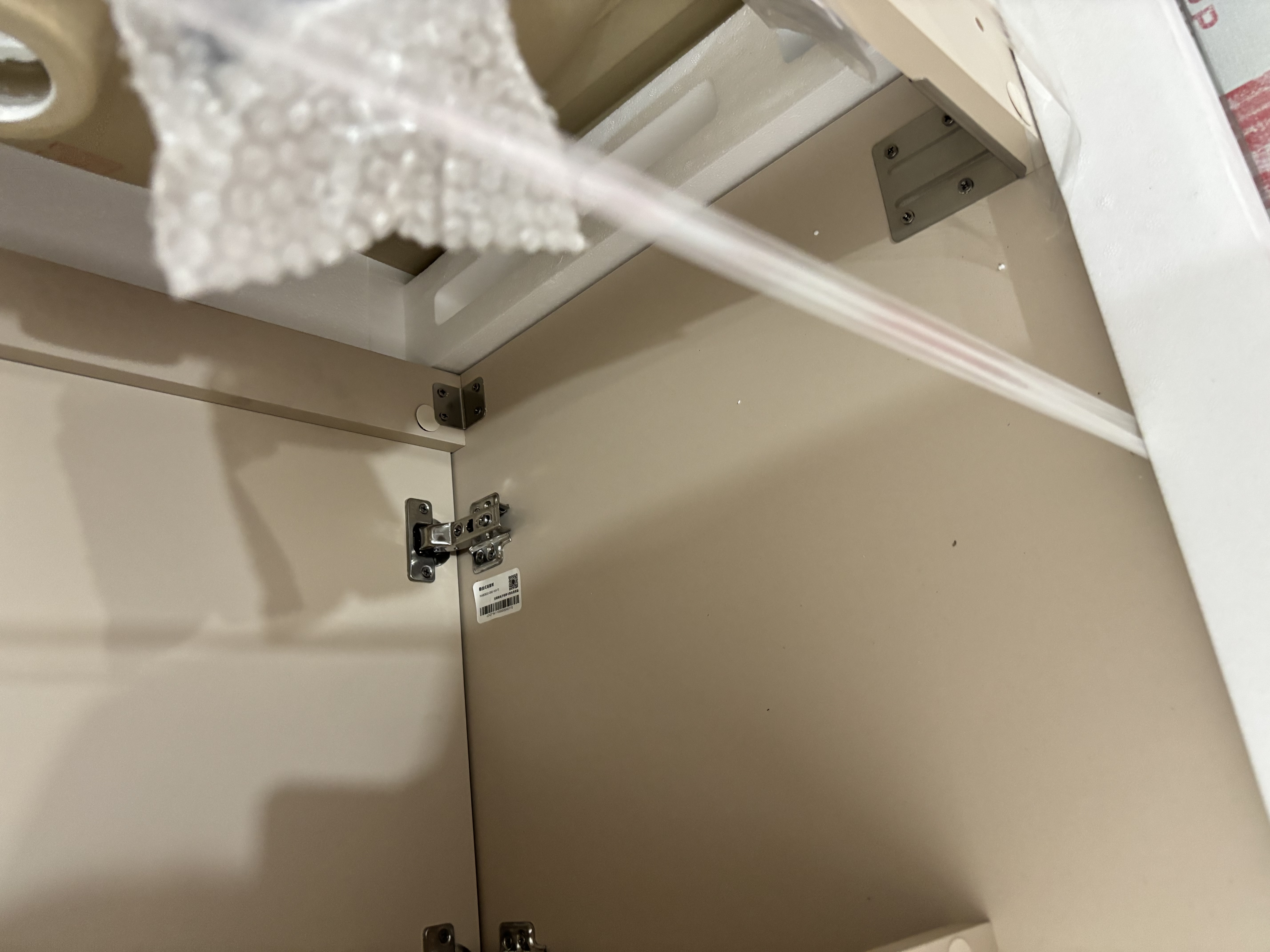 九牧（JOMOO）小牧卫浴实木浴室柜卫生间洗手脸盆柜组合陶瓷一体洗漱台健康环保 感应镜面灯/美妆架/隐藏抽纸孔 【80CM】 实拍图