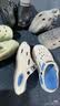 森馬（senma）森马洞洞鞋男士夏季外穿包头凉鞋防滑沙滩凉拖 薄荷绿 44-45 实拍图