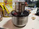 小熊（Bear）绞肉机家用小型2026新款 绞馅机 碎肉机搅肉机 绞肉绞菜多功能一体机【2.5L球形钢杯】K03V4 实拍图