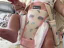 孩之伴（baby friend）腰凳婴儿坐凳宝宝背带前后两用多功能抱娃外出背娃神器 透气粉色 实拍图