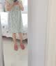 浪莎睡衣女26年新款棉绸睡裙夏季薄女款2026新款凉爽舒适中长女士睡裙 实拍图