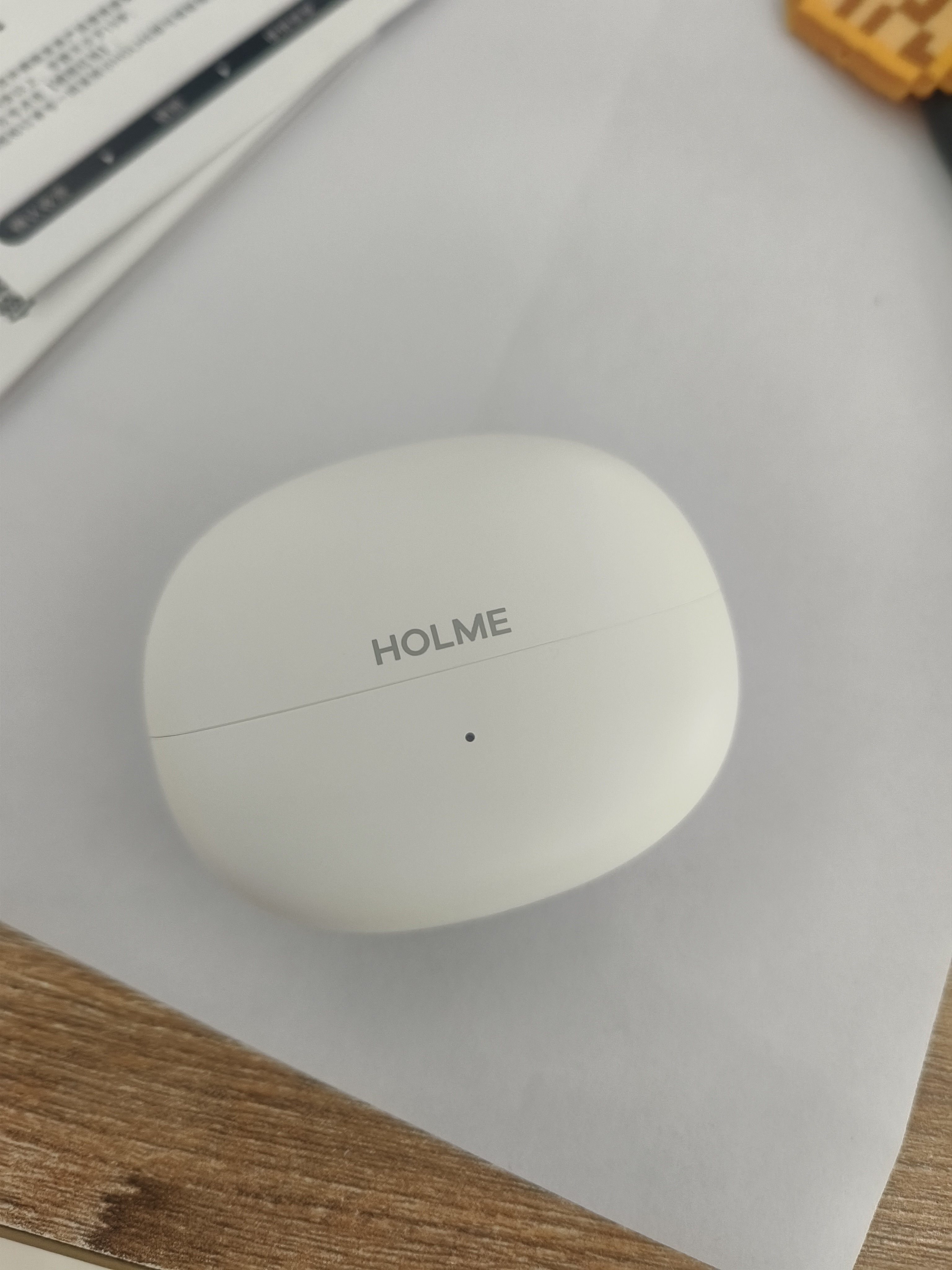 虹觅HOLME Air2小云夹耳夹式蓝牙耳机开放式气传导久戴不痛运动跑步防水长续航无线新品防漏音通话降噪 虹觅白 小云夹 实拍图