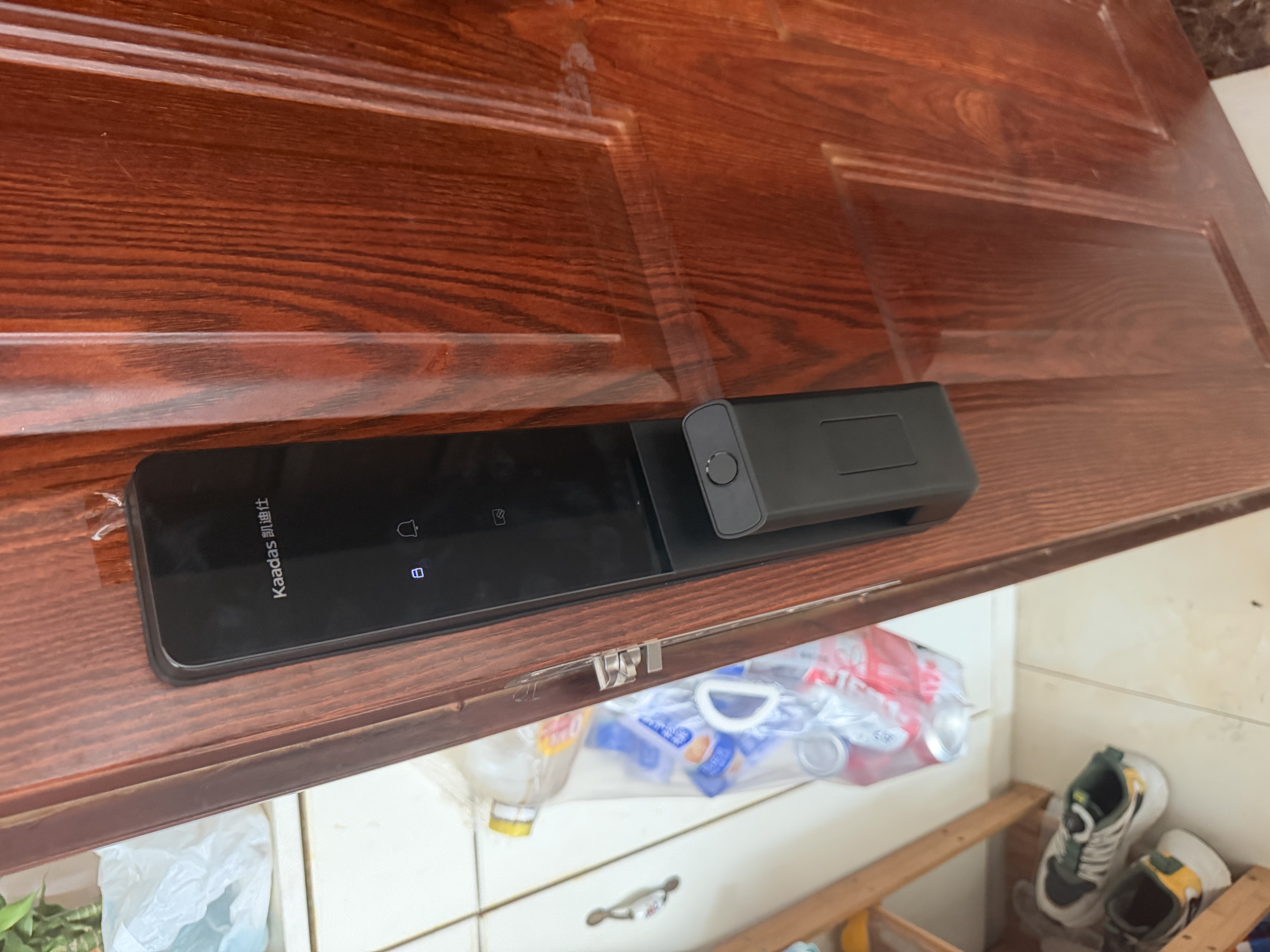凯迪仕（KAADAS）智能门锁 指静脉指纹识别 智能锁 电子锁密码锁 Q9 Plus （V2） 实拍图