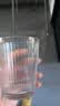 青苹果无铅玻璃水杯265ml6只装 竖纹漱口杯茶杯牛奶杯啤酒杯饮料杯 实拍图