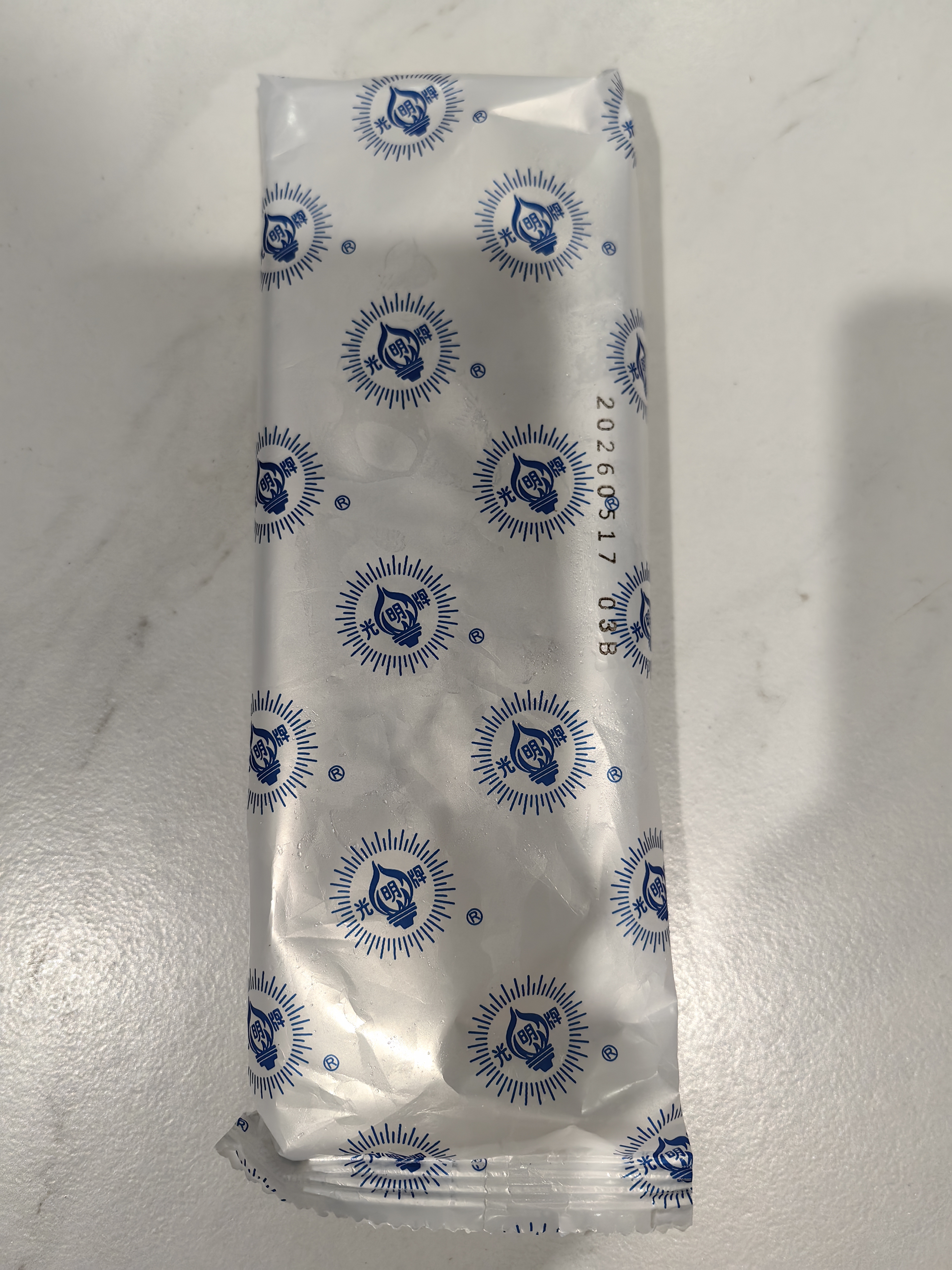 光明牌精品重赤豆棒冰96g*10支 家庭装冰棍冰淇淋冰激凌雪糕 实拍图