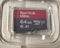 闪迪（SanDisk）64GB TF（MicroSD）内存卡 A1 U1 C10 至尊高速移动版存储卡 读速140MB/s 手机平板游戏机内存卡 实拍图
