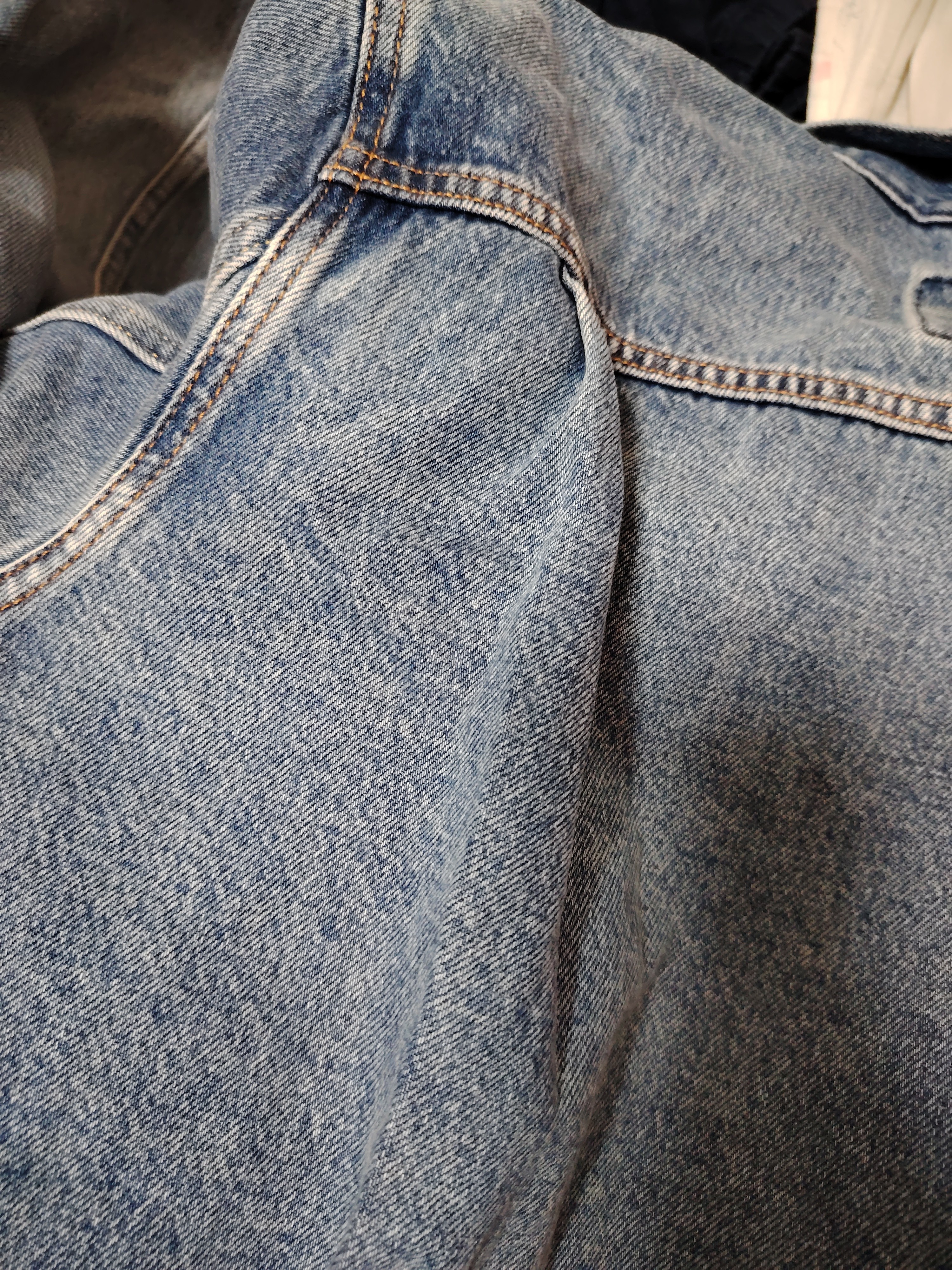 Levi's李维斯26年春夏新款男士美式复古工装风休闲牛仔夹克外套 蓝色 M 实拍图