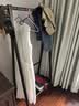 家逸衣帽架实木落地衣架卧室挂衣架可折叠简约衣服架子80cm 实拍图