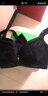 梦芭蒂内衣女无钢圈文胸大胸显小薄款聚拢透气轻盈上托收副乳少女胸罩 黑色 80C 实拍图