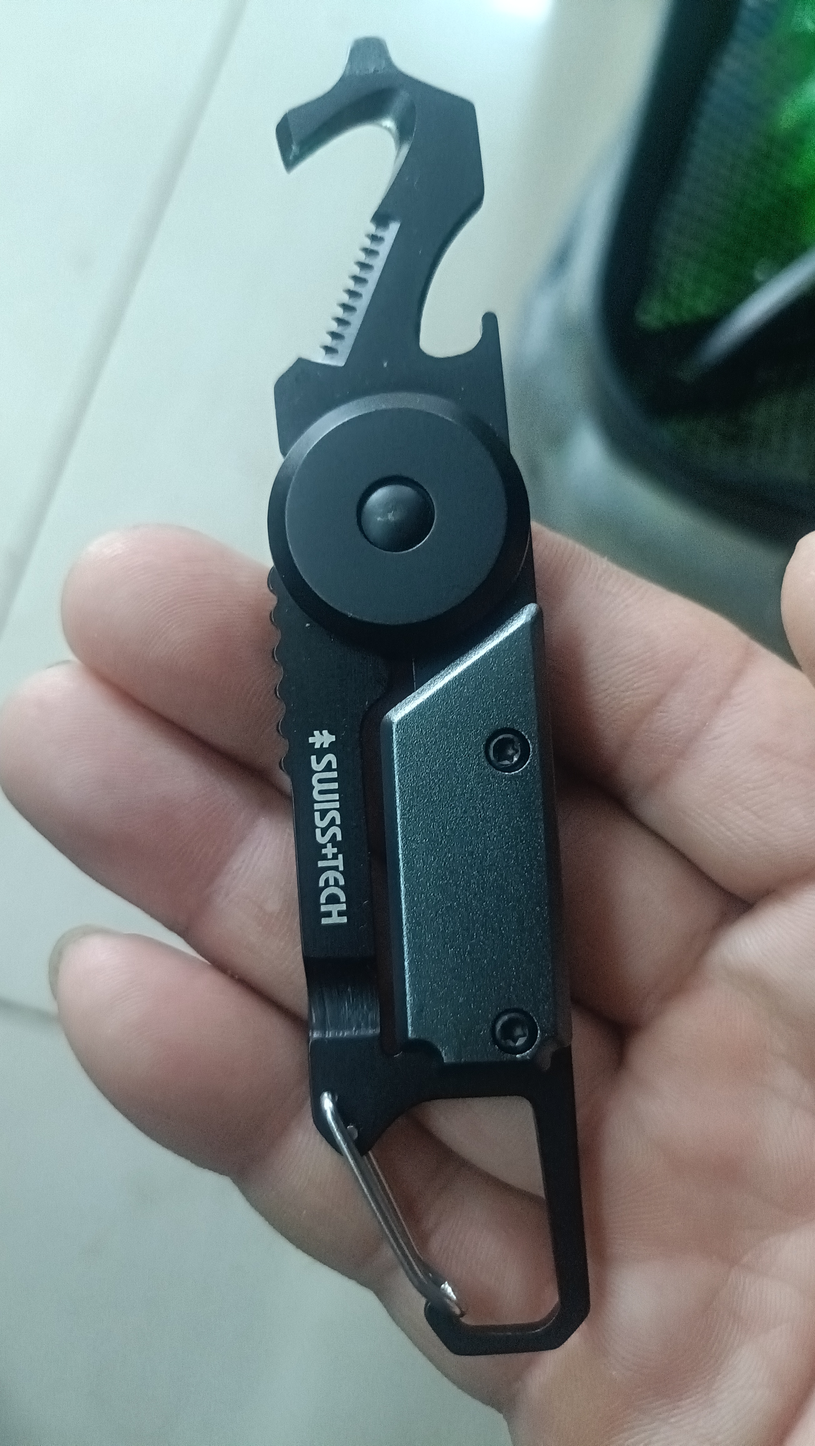 谢菲德瑞士科技多功能工具钥匙扣拆快递小刀开瓶器锁匙扣腰挂多功能小刀 实拍图