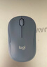 罗技（Logitech）M221 轻音鼠标 无线鼠标 办公鼠标 对称鼠标 带无线微型接收器 雾霭蓝 实拍图