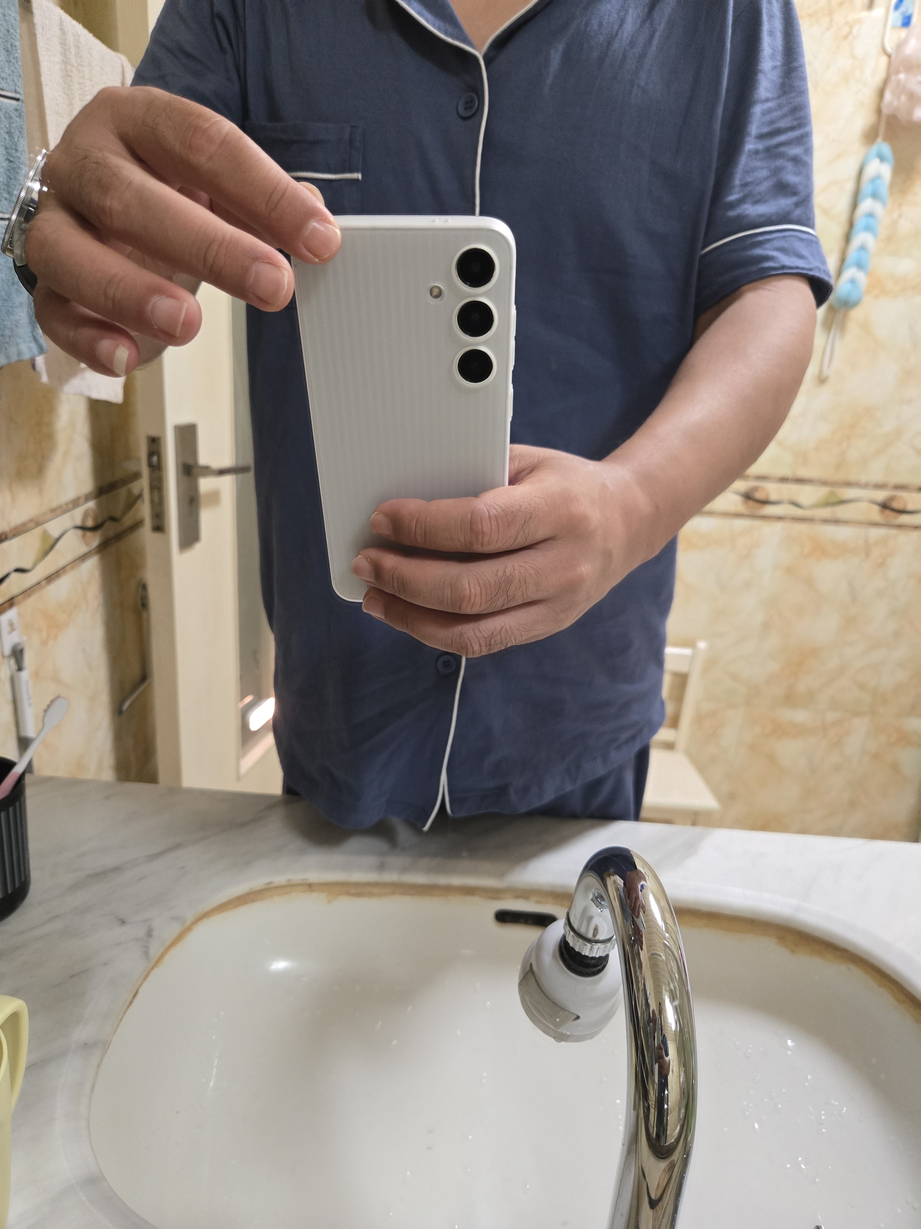 芬腾 情侣睡衣纯棉夏季短袖长裤可外穿家居服套装软棉棉 实拍图