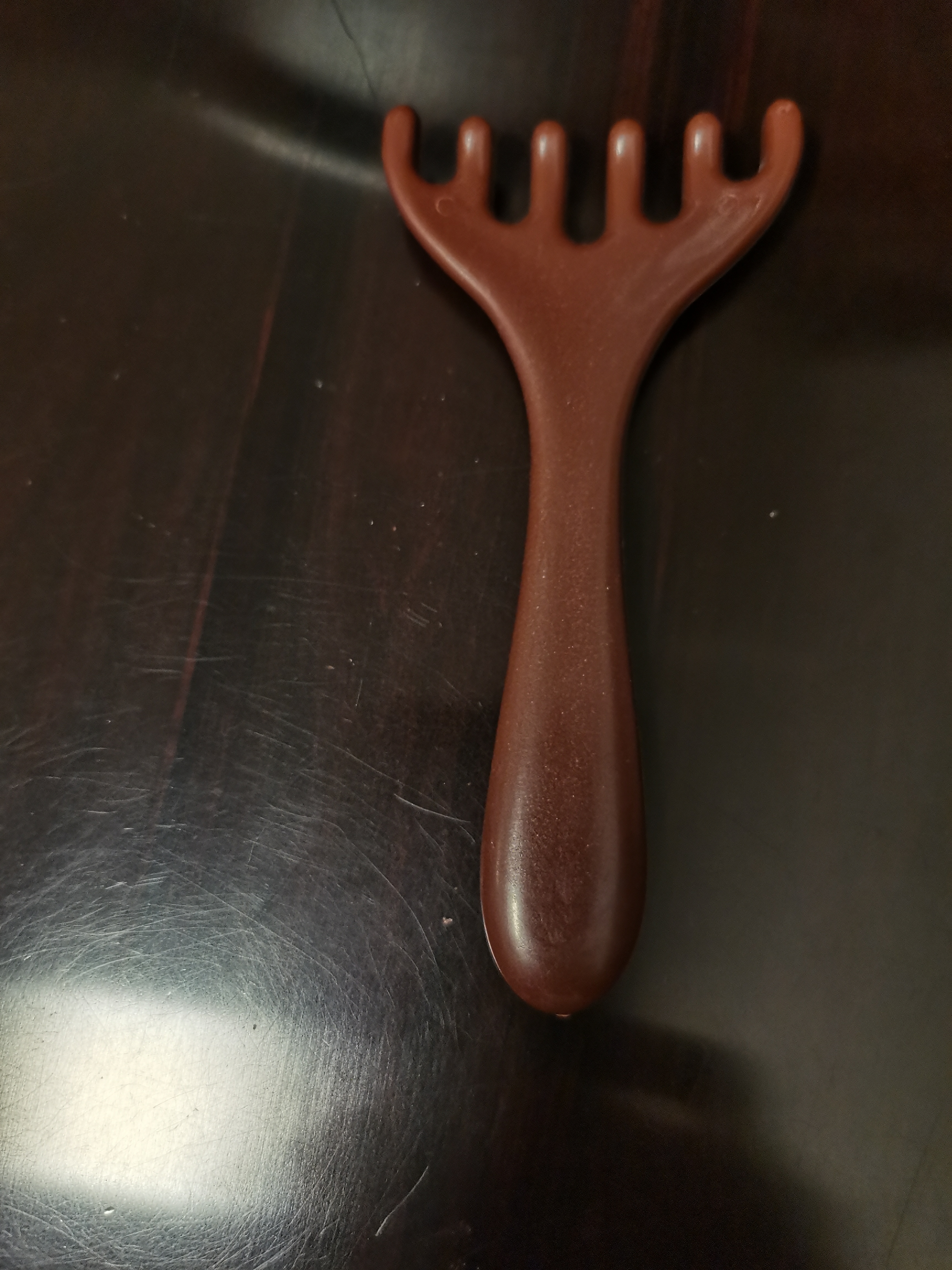 Jidaocook六爪头部按摩经络梳子头部工具非原木鹿角头皮颈部皮肤按摩男女休 6爪按摩梳【按摩解乏】 一个装 实拍图