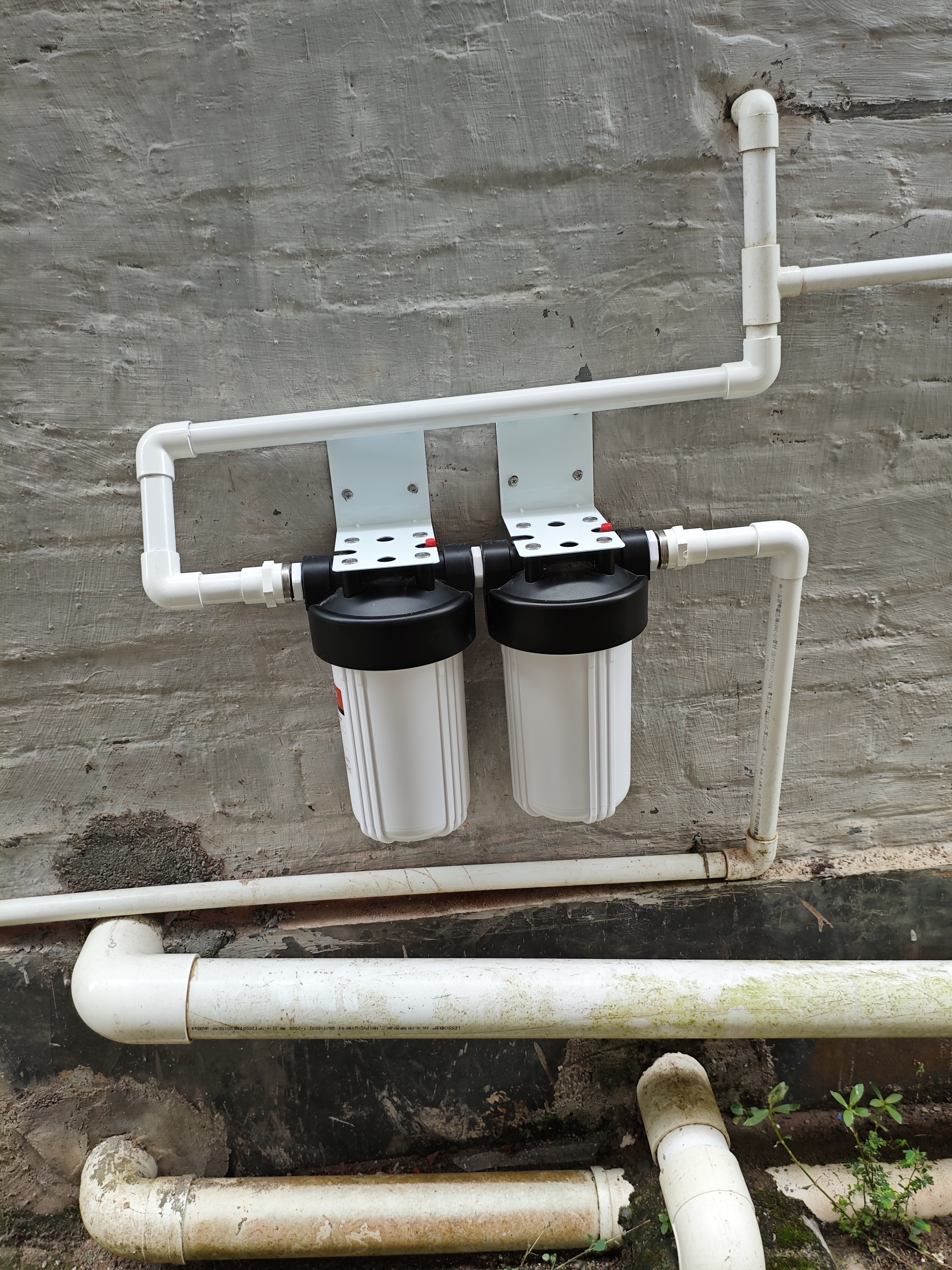 大白瓶前置过滤器全屋中央家用自来水净水器大流量蓝瓶阻垢净化器 大白瓶10寸双联PP+CTO(除余氯) 实拍图