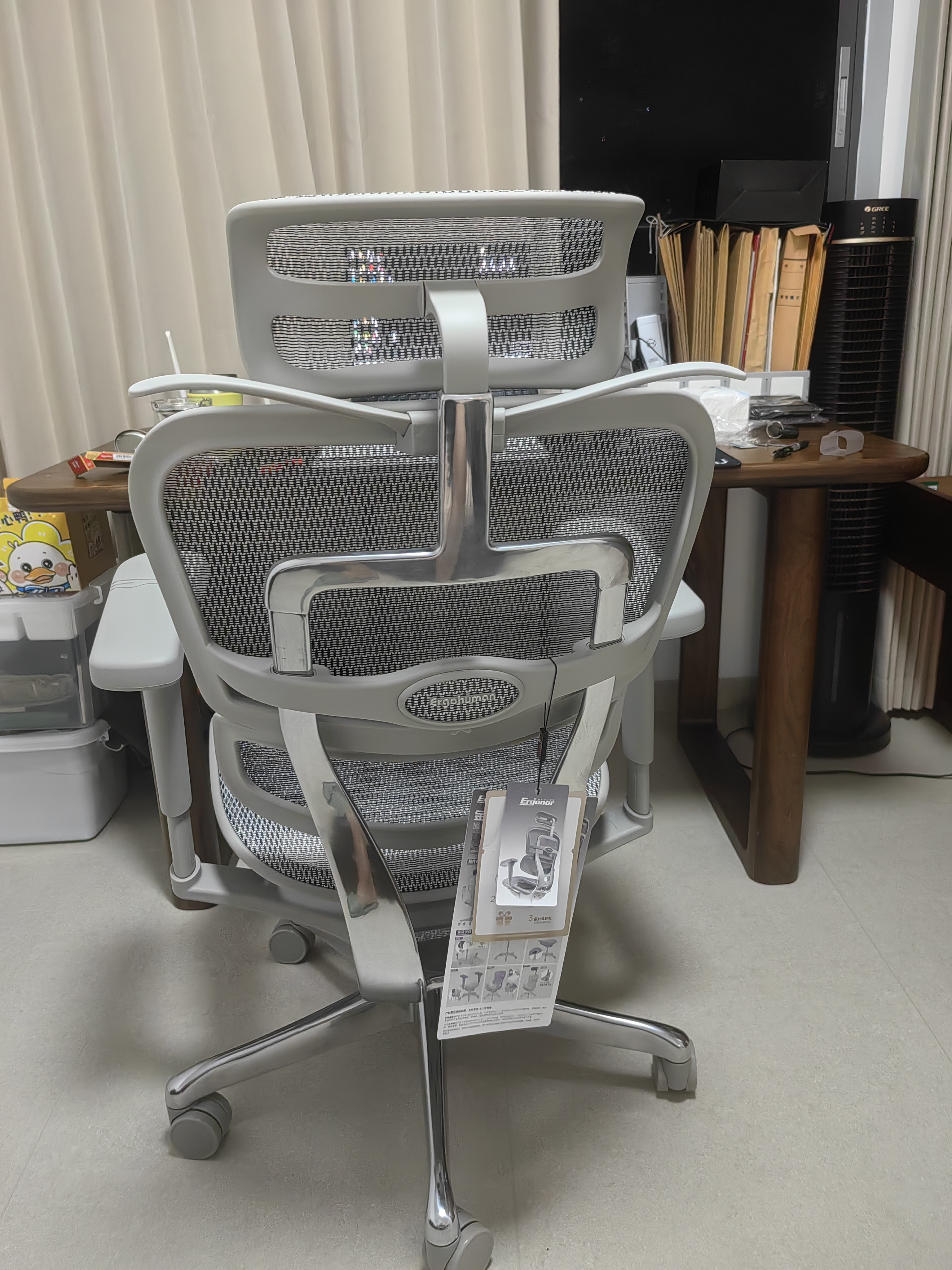 Ergonor保友金豪b雄鹰 人体工学椅 电脑椅 电竞椅办公椅子可躺老板椅 【金豪b雄鹰】银白网 实拍图