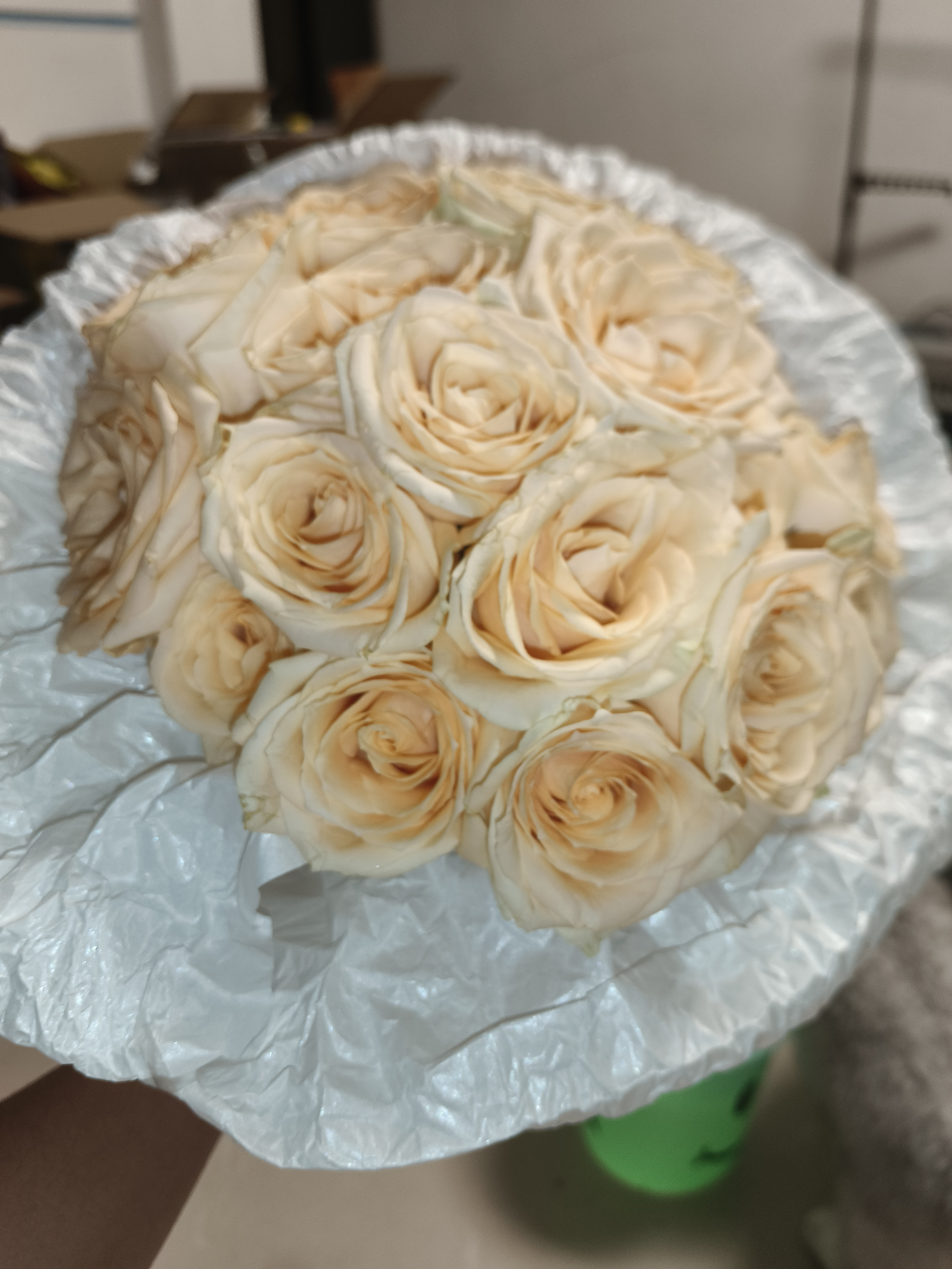 京东鲜花云南鲜花昆明基地香槟玫瑰买10枝送10枝生活鲜花源头直发 实拍图