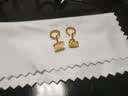 老庙黄金耳饰足金爱心耳钉通勤百搭送女朋友送老婆情人节中秋礼物 实拍图