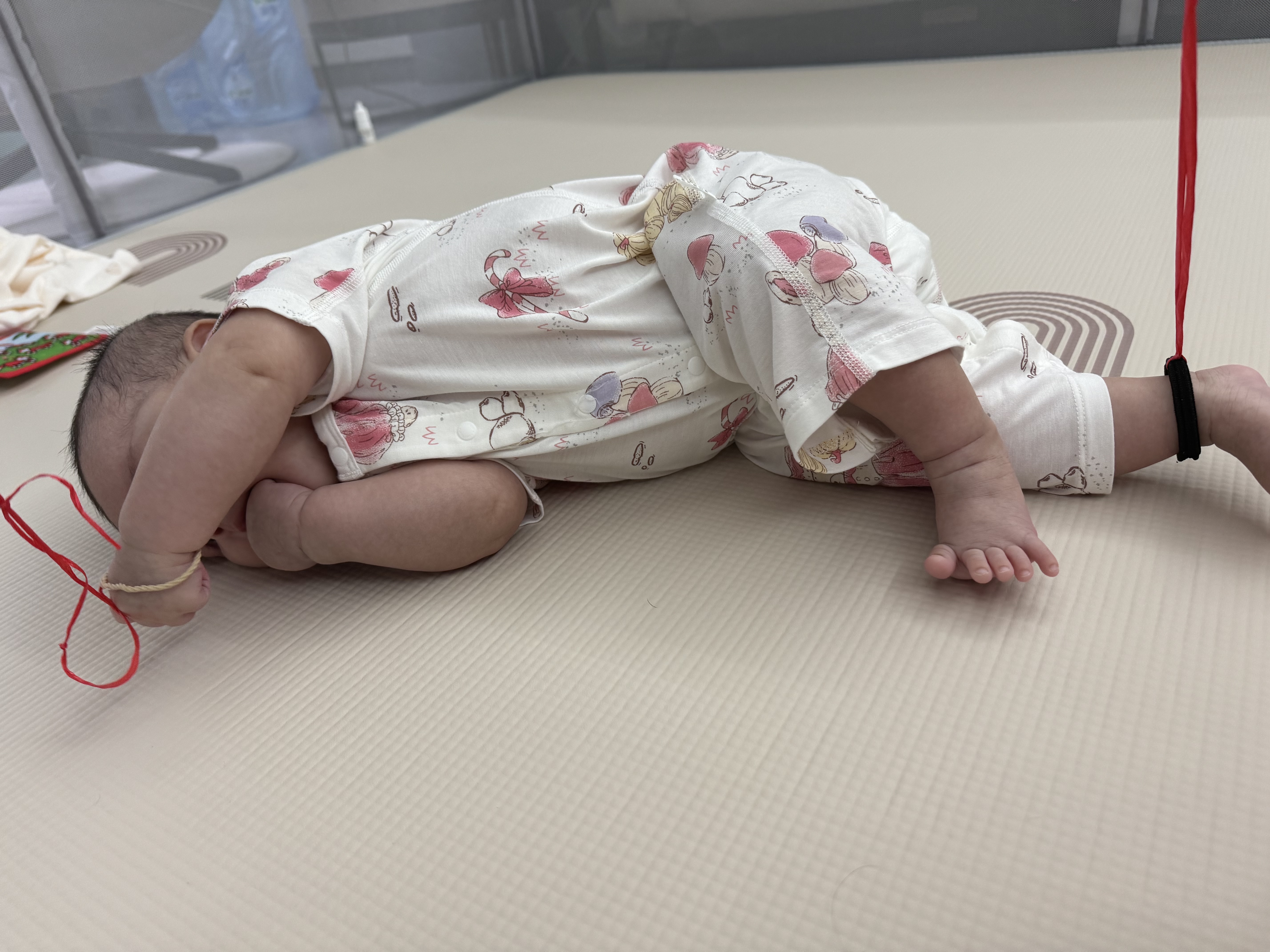贝易婴儿爬爬垫室内爬行垫儿童地垫加厚整体垫PU覆-180*200*2.5 实拍图